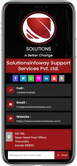 bisbundle.in image layout of digital business card